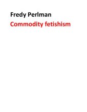 book Commodity fetishism