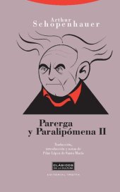 book Parerga y Paralipómena