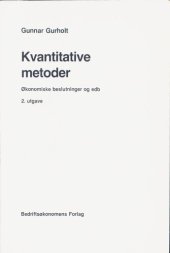 book Kvantitative metoder : økonomiske beslutninger og edb