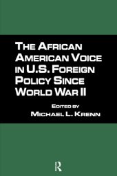 book The African American Voice in U.S. Foreign Policy Since World War II