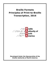 book Braille Formats Principles of Print-to-Braille Transcription