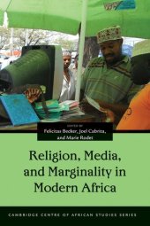 book Religion, Media, and Marginality in Modern Africa