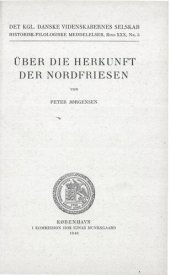 book Über die Herkunft der Nordfriesen