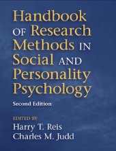 book Handbook of research methods in social and personality psychology