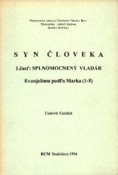 book Syn človeka, 1. časť