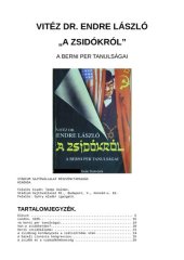 book "A zsidókról" : a berni per tanulságai