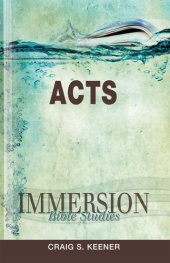 book Immersion Bible Studies: Acts