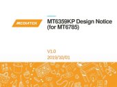 book MT6359KP Design Notice (for MT6785)