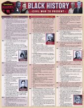 book Black History - Civil War to Present: A Quickstudy Laminated Reference Guide