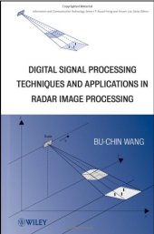 book Digital Signal Processing Techniques and Applications in Radar Image Processing 