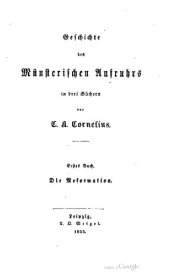 book Geschichte des Münsterischen Aufruhrs in drei Büchern