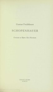 book Schopenhauer