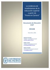 book La evidencia de rendimientos de la educación superior a partir de “Ponte en Carrera”