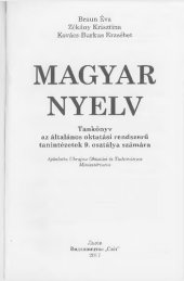 book Magyar nyelv 9