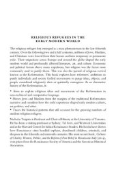 book Religious refugees in the early modern world : an alternative history of the Reformation