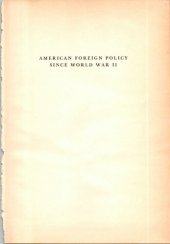 book American Foreign Policy Since World War II