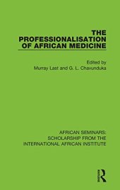 book The Professionalisation of African Medicine