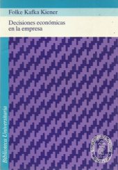 book Decisiones económicas en la empresa