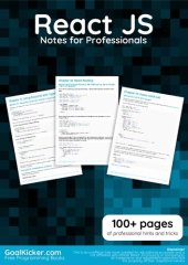 book React JS Notes for Professionals book