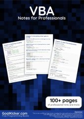 book VBA Notes for Professionals book