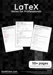 book LaTeX Notes for Professionals book