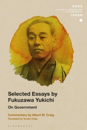 book Selected Essays by Fukuzawa Yukichi: On Government