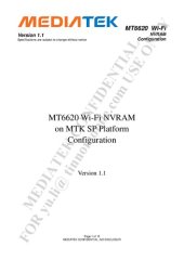 book MT6620 Wi-Fi NVRAM on MTK SP Platform Configuration