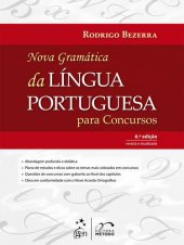 book Nova gramática da língua portuguesa para concursos (6a. ed.).