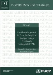 book Presidential Approval in Peru: An Empirical Analysis Using a Fractionally Cointegrated VAR