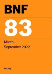 book BNF 83 (British National Formulary) March 2022