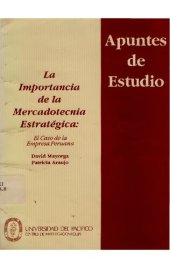 book La importancia de la mercadotecnia estratégica: el caso de la empresa peruana