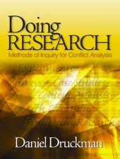 book Doing Research: Methods of Inquiry for Conflict Analysis