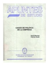 book Casos de política de la empresa