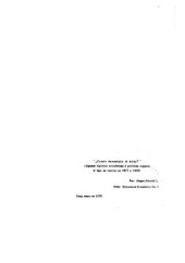 book "¿Cuesta demasiado el dólar?" (Algunas hipótesis económicas y políticas respecto al tipo de cambio en 1977 y 1978)