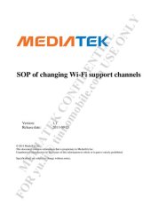 book MT6573 MT6575 SOP of changing Wi-Fi support channels