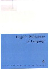 book Hegel's Philosophy of Language