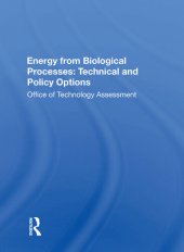 book Energy From Biological Processes