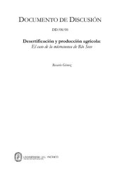 book Desertificación y producción agrícola: El caso de la microcuenca de Río Seco (Perú)