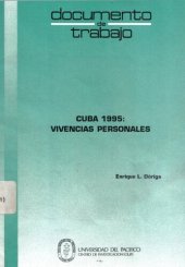 book Cuba 1995: vivencias personajes