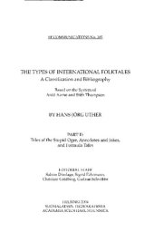 book The Types of International Folktales: A Classification and Bibliography