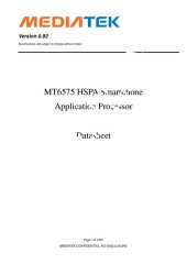 book MT6575 HSPA Smartphone Application Processor Datasheet