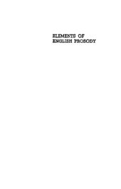 book Elements of English Prosody