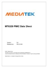 book MT6329 PMIC Datasheet