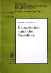 book Ein manichäisch-soghdisches Parabelbuch