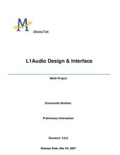 book MAUI Project. L1 Audio Design & Interface