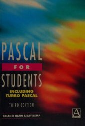 book Pascal for students Including Turbo Pascal