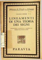 book Lineamenti di una teoria dei segni