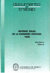 book Informe anual de la economía peruana: 1996