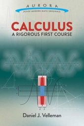 book Calculus: A Rigorous First Course