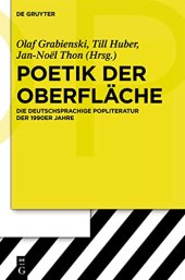 book Poetik der Oberfläche: Die deutschsprachige Popliteratur der 1990er Jahre (German Edition)